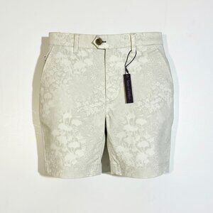 Lords of Harlech NWT Shorts Lux Paisley Floral - Pumice
